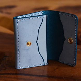 皮具初级教程名片包的制作