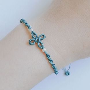 诗雅手作  知晓 幸运草手绳