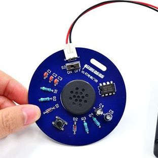 极客爸爸互动电子制作焊接实训套件——05 叮咚响门铃