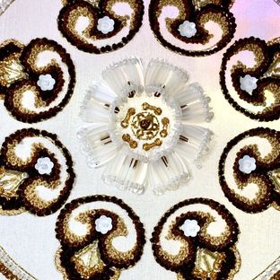 【原创法绣教程】法绣如意团扇|手作