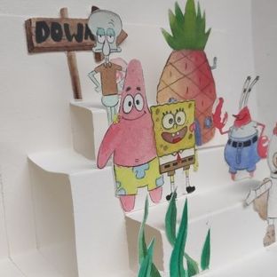 创意海绵宝宝立体书