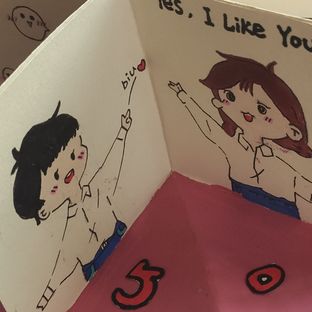 翻开立体情侣立体书