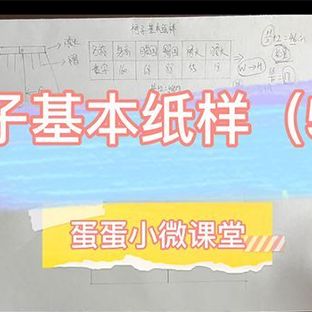 裙子基本纸样制图过程5—手工服装打版教程