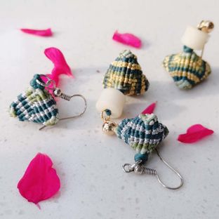 视频教程 | 绳编耳饰 【粽子】