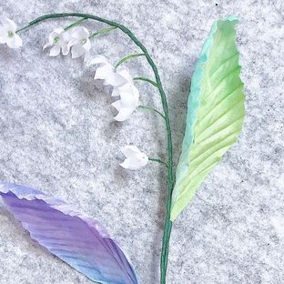 真丝造花——铃兰2