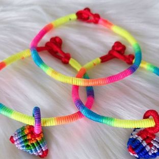 端午彩绳教程来了，两根线就搞定，拿去送妈妈送亲友摆摊都行