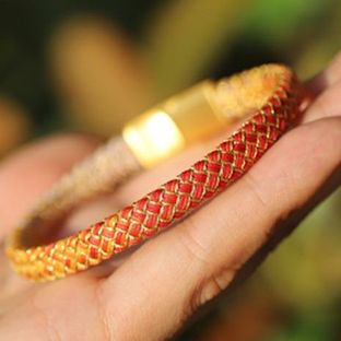 盘编锦鲤龙鳞手绳教程02-04