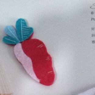 不织布刺绣胡萝卜