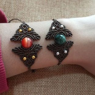 欧美复古编绳手链的编法 清晰易学 1