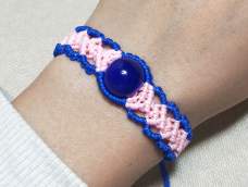 单珠编绳手链详细教程 珠子手链编织方法 编手链编法