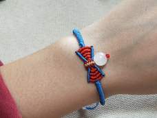 在逃公主手链编织教程 迪士尼 编绳手链制作方法 手工编织编法