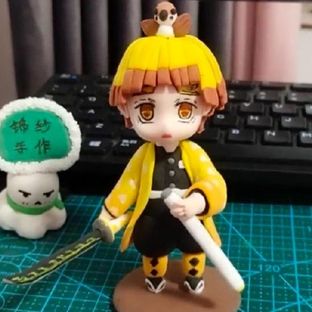 鬼灭之刃 我妻善逸手办详细制作教程