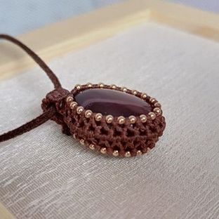 三轴双线包石头编绳教程