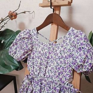 碎花亲自连衣裙之宝宝款