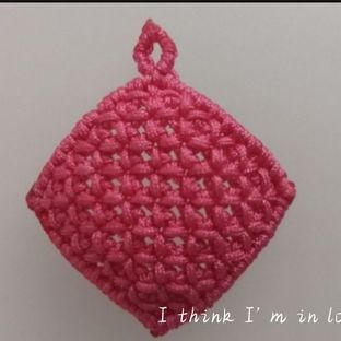 原创编织耳环 情网 斜卷结 立体网格暗纹 ——珍叶idiy