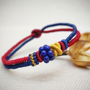 双联结闺蜜小清新手绳详细教程