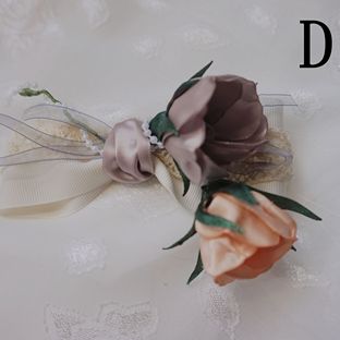 丝带玫瑰花教程