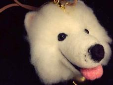 微笑天使萨摩耶，教程已发，点击图片下方链接～～林绿手作。