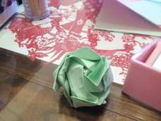 好辛苦。。折了1个小时。。第一次，不太好。。