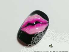 立体咬唇指甲片