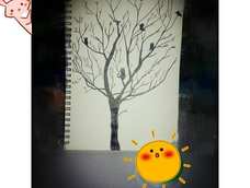 按照教程自己画了幅，还不错吧