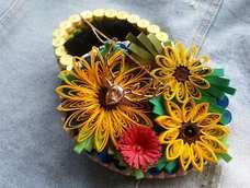 又做了一个向日葵主题的首饰盒,大家帮我想想,叫个啥名呢?