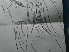 发给妈妈让他她画的,第二天家长会就给我了。