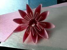 啦啦啦啦,纸卖硬了,双面胶粘不了5瓣的,就粘了个10瓣的!