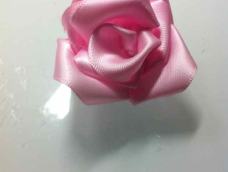 2.5cm緞帶做的捧花玫瑰