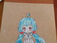 又画了一个萌萌哒的病娇~【临摹临摹是临摹的……】原图在第三张……