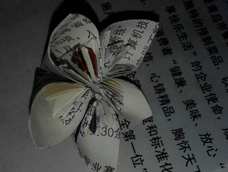 拿广告纸练练手，结果做出来的花瓣 ，大小不一。。。