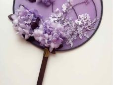 【Mmo】(๑˙ー˙๑)再做把紫阳花的团扇。