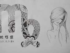 #星座系列#处女座…有教程…大家喜欢可以看看星座系列正在逐渐完成当中…