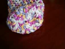 结合教程和课堂给小外甥做的杯套，下回不用彩色了，还是纯色好看。希望小家伙能喜欢