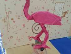 闲庭信步的红鹤