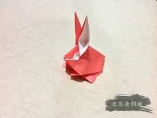 折纸 兔子气球[教程引导]
一纸成型，不剪不切。