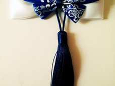 青花瓷古风发饰
很简单美腻的发饰，详细教程已经上传。
(≧▽≦)