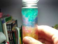 第一次做星空瓶，突然发现一种很好的创意，哈哈，过几天发教程😊！