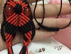 猫头鹰项链编绳