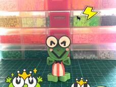 ✌️早就想做这只小青蛙，在卷笔丢失の情况下，徒手做完😜😜🐸