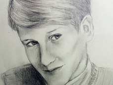 大晚上的来一发!画的很不走心的Maunier小天使😂