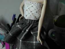 根据娃裙教程学习的第一件手工裙 褶皱压的一般 一共花了一个半小时 再接再厉