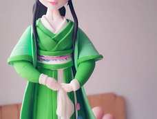 发际线做的太高，手乱七八糟，懒癌晚期，好多步骤省略了，将就看。第二个娃比第一个进步是不是很明显呢？