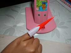 新学的指甲，不错哟。