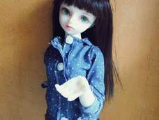 #bjd dfh 纹馨#盒子的夏日三件套之二也完成啦 这次做的是修身衬衫,自己琢磨的纸样做出来竟然还不错😄和之前的裤子是一套的。教程已发✔