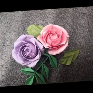 折纸玫瑰