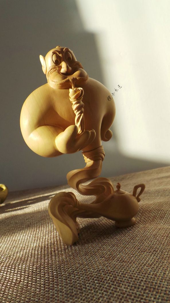 当完成了童年理想，童年又成了理想。

黄杨木灯神，同步教程。