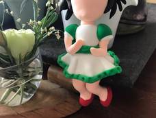 第一次学着制作人物，裙子简化了，脸还不敢画🤔