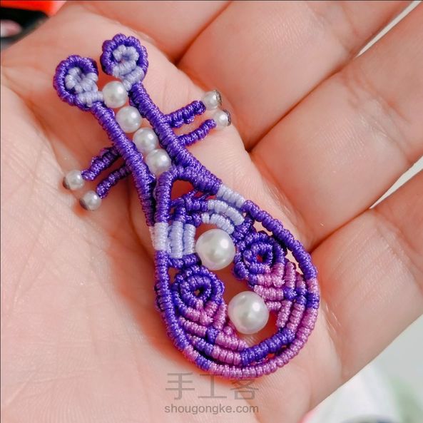 有朋友喜欢的琵琶教程来啦，有个捣蛋的娃在，略显潦草，请见谅哟 第5张