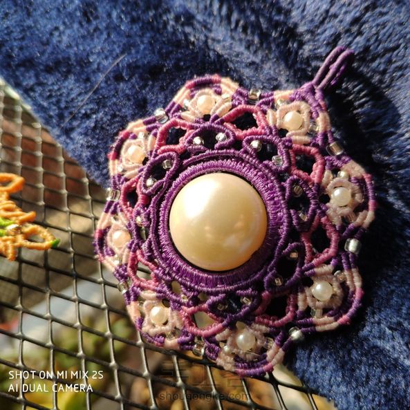 再来一款囡绳教程作业，突然觉得多学习一下复杂款，可以疏通脑回路，哈哈，感谢囡绳无私分享。 第2张